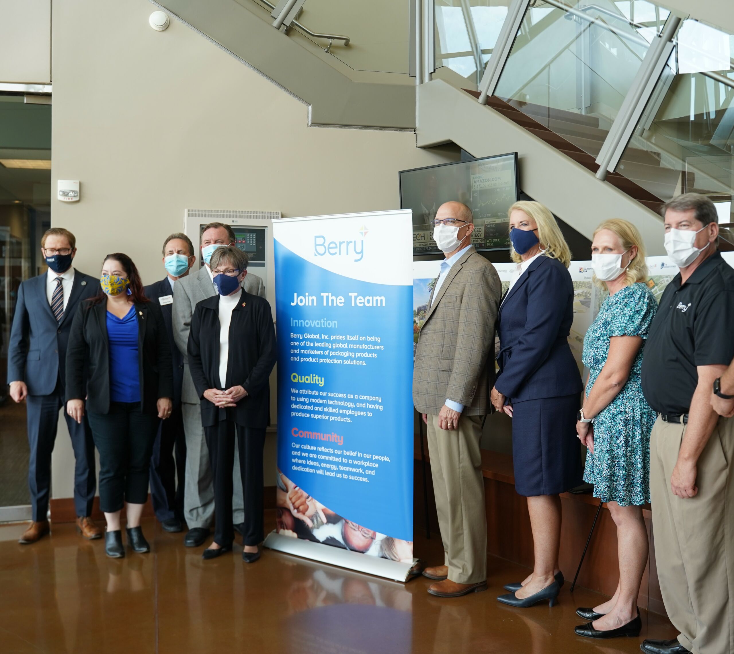 Governor Laura Kelly Announces Expansion at Berry Global Group, Inc. to Create 84 Jobs